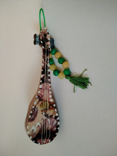 Vintage greek bouzouki - bouzouki, green