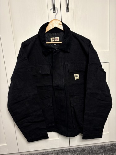 Stussy mens jacket black - stussy,