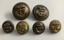 German Kriegsmarine uniform button from the World War II era.