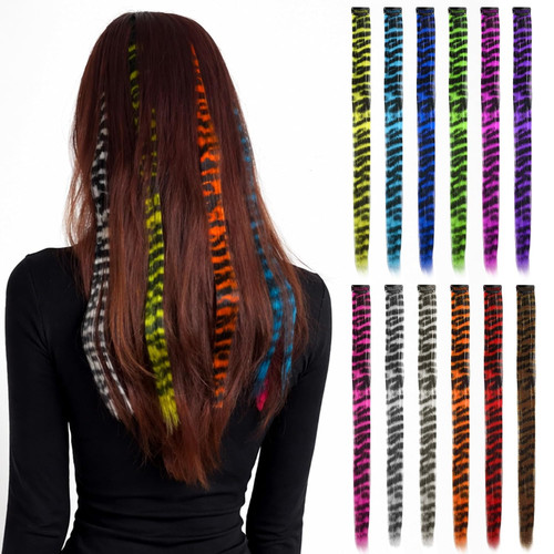 Raccoon tail hair extensions - hair,