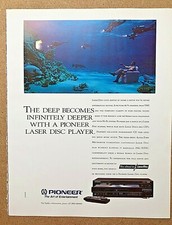 1994 Vintage Advert PIONEER ART ENTERTAINMENT LASER DISC PLAYER WAY AHEAD 