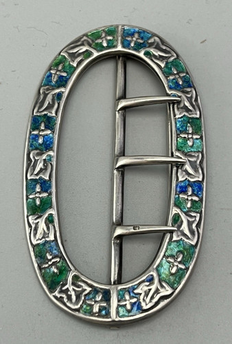 Antique silver enamelled - silver,