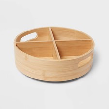 Bamboo 4 Compartment Lazy