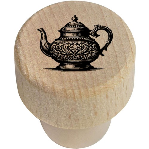 Fancy teapot bottle stopper - 'fancy,