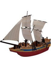 Toy Pirate Ship Model Set with Sails and Cannons T2926 JNB