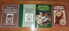 4 hardback Books for those interested in horology. For collectors and repairers.
