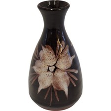Tenby Pottery Ceramic Vase Floral Design Decorative Display Piece