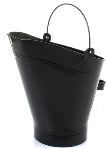 Fireplace metal coal bucket - fireplace,