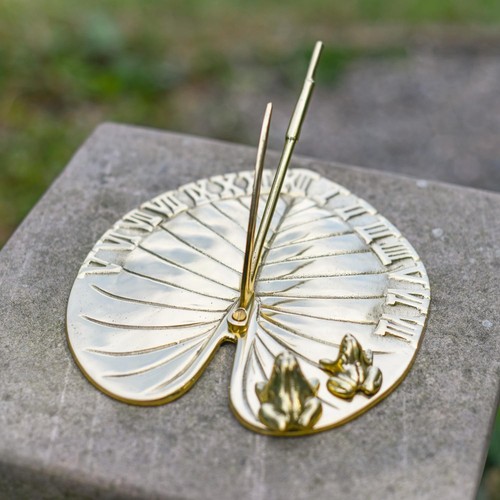 Solid polished brass - brass, lily