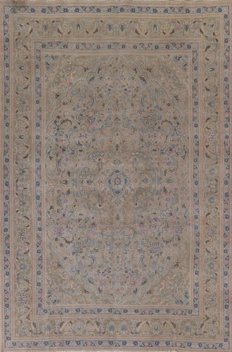 8x11 hand knotted wool - hand-knotted, muted