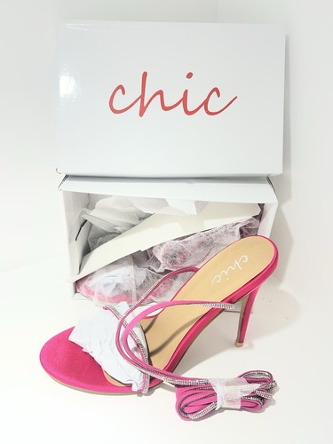Chic fuchsia pink satin - chic,
