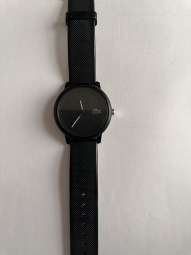 Lacoste men black silicone - lacoste,