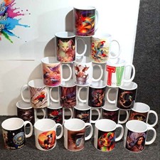 Joblot printed Mugs (new)