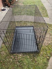 Large Collapsible Dog Crate. LWH 120 CMS long  x 76 CMS wide x 80 CMS high