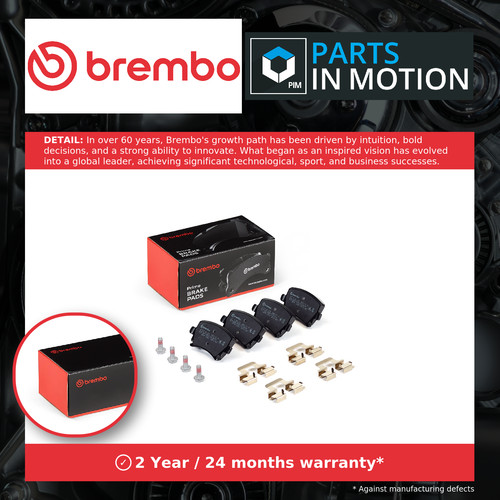 Brake pads set - pads, rear
