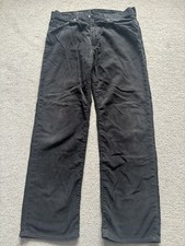 Men’s Black Levi 751 Corduroy Jeans Straight - W 36 L 32 - Excellent condition