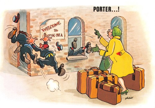 Bamforth comic postcard - bamforth,