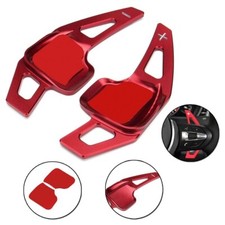 Red Steering Wheel Shift Paddle Shifter Extension For BMW 1 2 3 4 5 6 7 Series