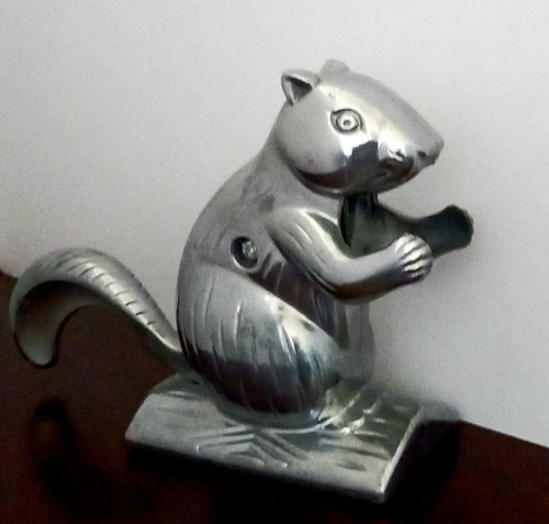 Vintage aluminium squirrel - vintage,