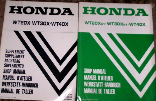 Honda wt20xk1 wt30xk1 wt40x - wt30xk1,