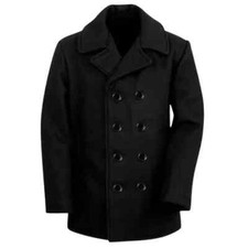 Mens Vintage Pea Classic Coat