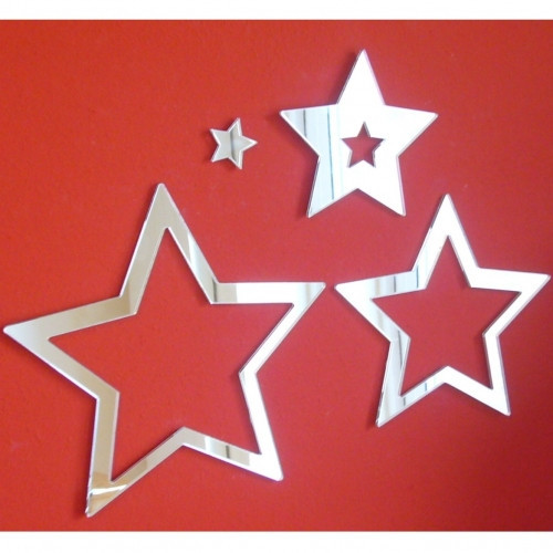 Star infinity acrylic mirror - star,