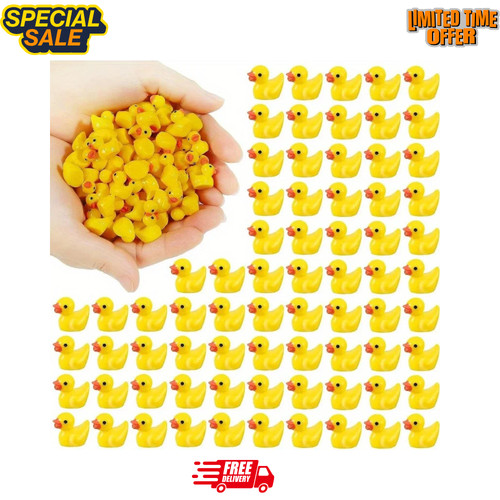 100pcs mini ducks - ducks,, colors