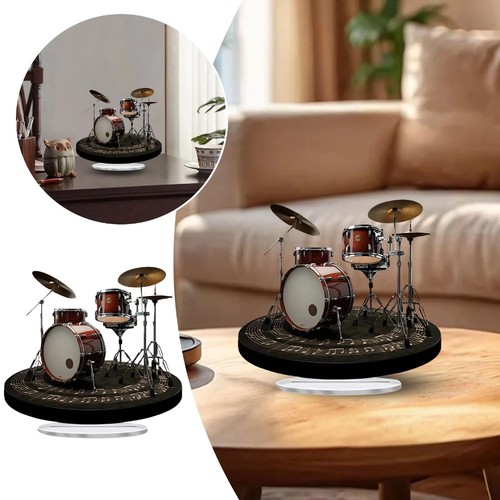 Drum stand ornament with - ornament,