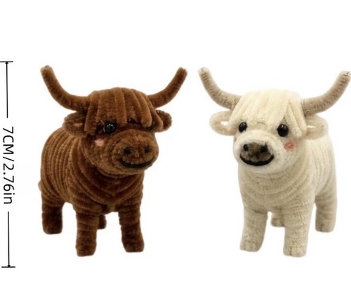 Two highland cows - cows, pipe