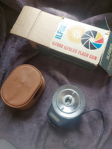 Ilford flash gun retro - gun,