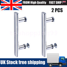 2PCS Chrome ABS Shower Door