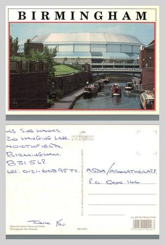 Postcard birmingham national - -,