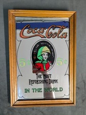 Coca-Cola Advertisement Mirror The Most Refreshing Drink Vintage Decor