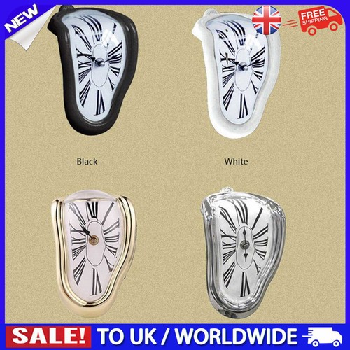 Melting clock decorative - clock,,