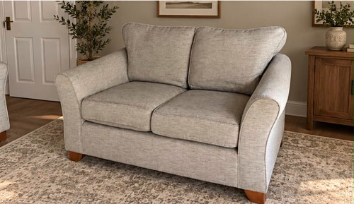 Grey seater fabric sofa - m&s,