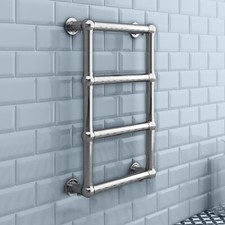 Traditional Designer Electric Towel Radiator 500mm Width | Pre-Filled Bathroom