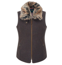 Womens 100% Tweed Wool Gilet