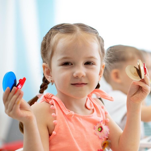 Wooden castanets kid - castanets,