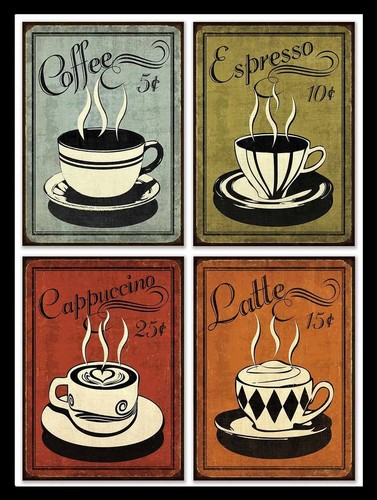 Coffee retro metal - coffee,,