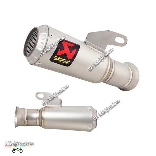 Titanium exhaust tail muffler - titanium,