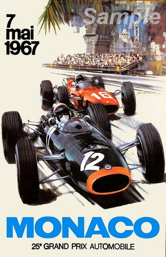 Vintage 1967 monaco grand prix - 1967,