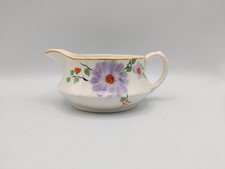 English Vintage Alfred Meakin Creamer Milk Jug With Purple Flowers S5824