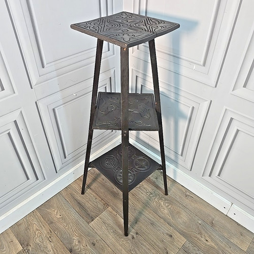 Antique plant stand table arts - antique,