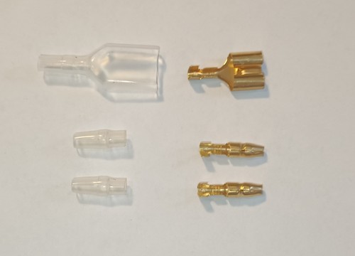 Brass double bullet - bullet, connectors
