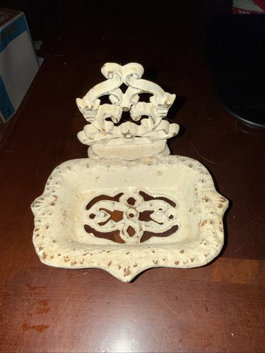 Vtg shabby chic white - vtg.,