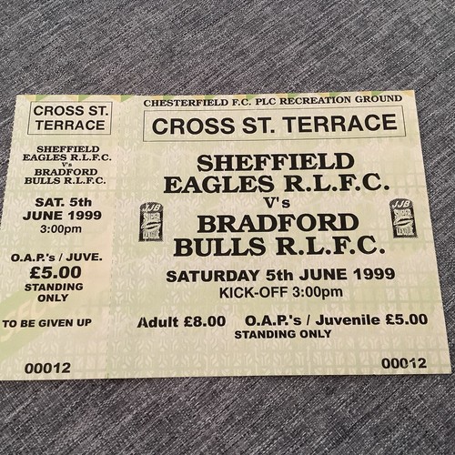 Sheffield eagles bradford - v,