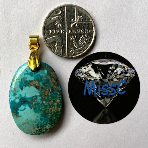 Persian turquoise pendant - persian,