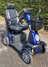 Excel Galaxy Plus Mobility Scooter – Blue (Light Use, FWO with Charger)