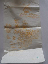 Vintage embroidery transfer