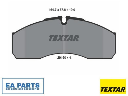 Brake pad set disc - brake, for